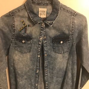 Girls denim shirt